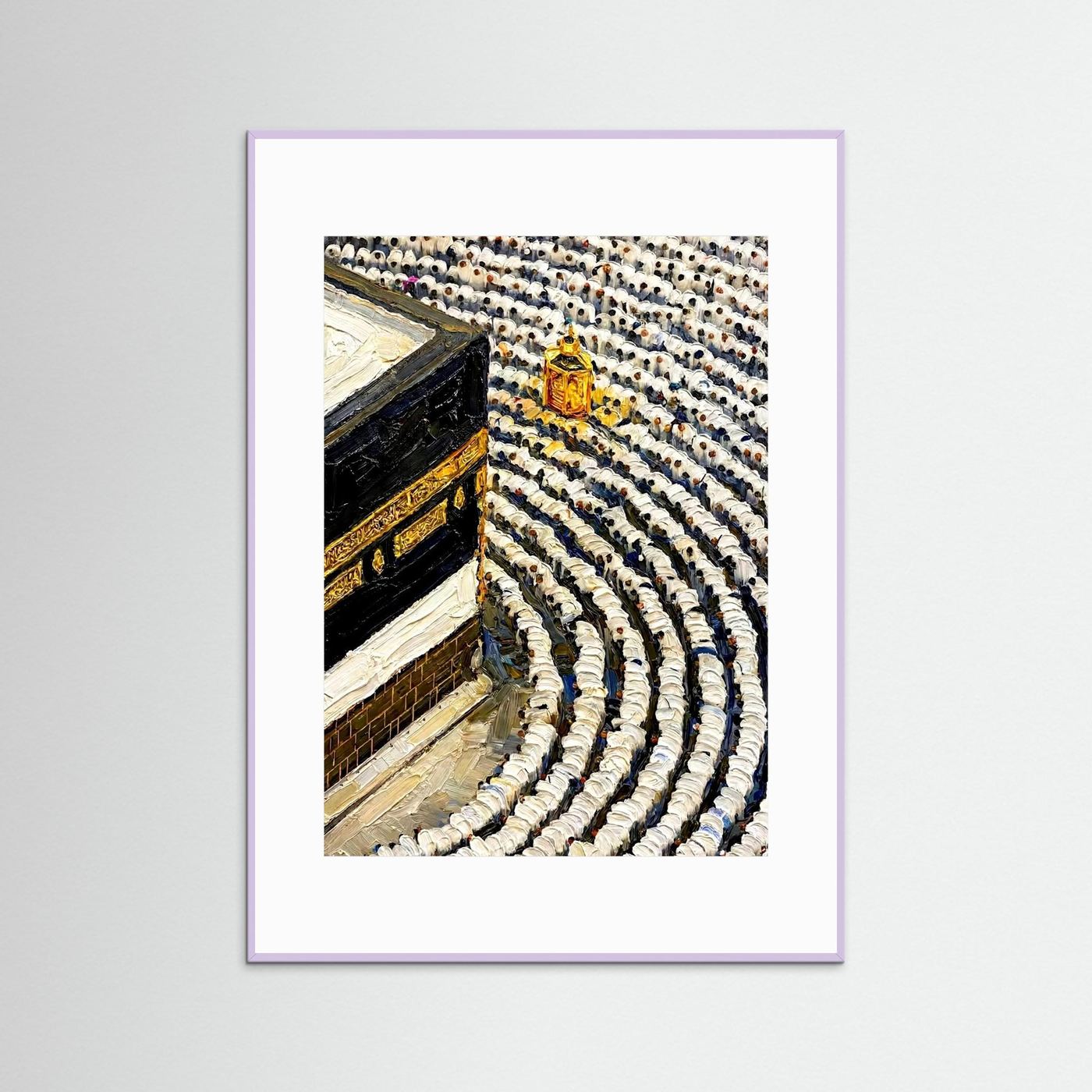 Kaaba Oil Painting Acrylic Frame 