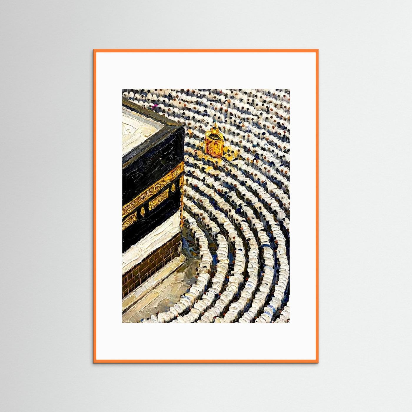 Kaaba Oil Painting Acrylic Frame 